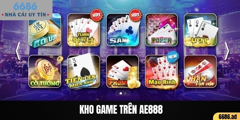 Đối tác liên kết hàng đầu cung cấp kho game đồ sộ AE888