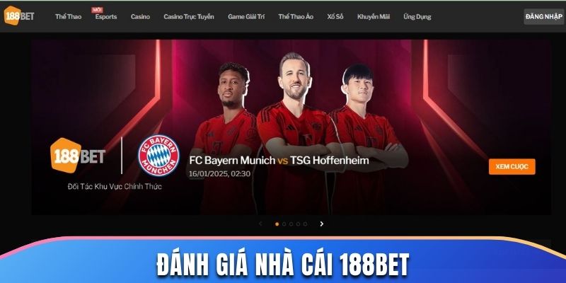 188bet nổi bật với sản phẩm cược sports